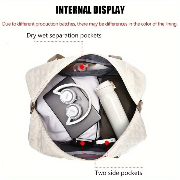Duffel Bag - Stylish & Durable with Waterproof Compartment - Image 3