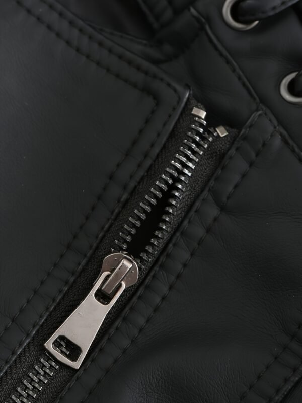 Women's Faux Leather Jacket - Image 10