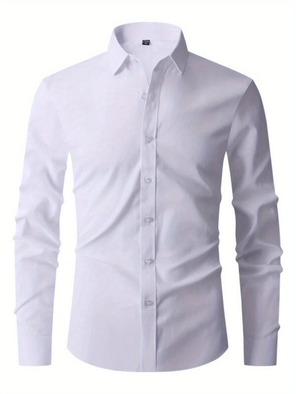 Men's Slim Fit Dress casual Shirt - Image 12